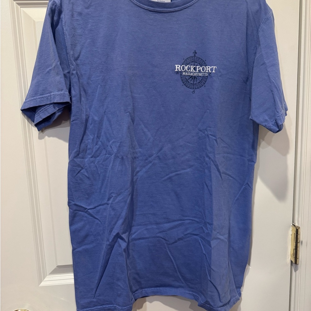 Rockport Classic Blue Short Sleeve Tee, size Small